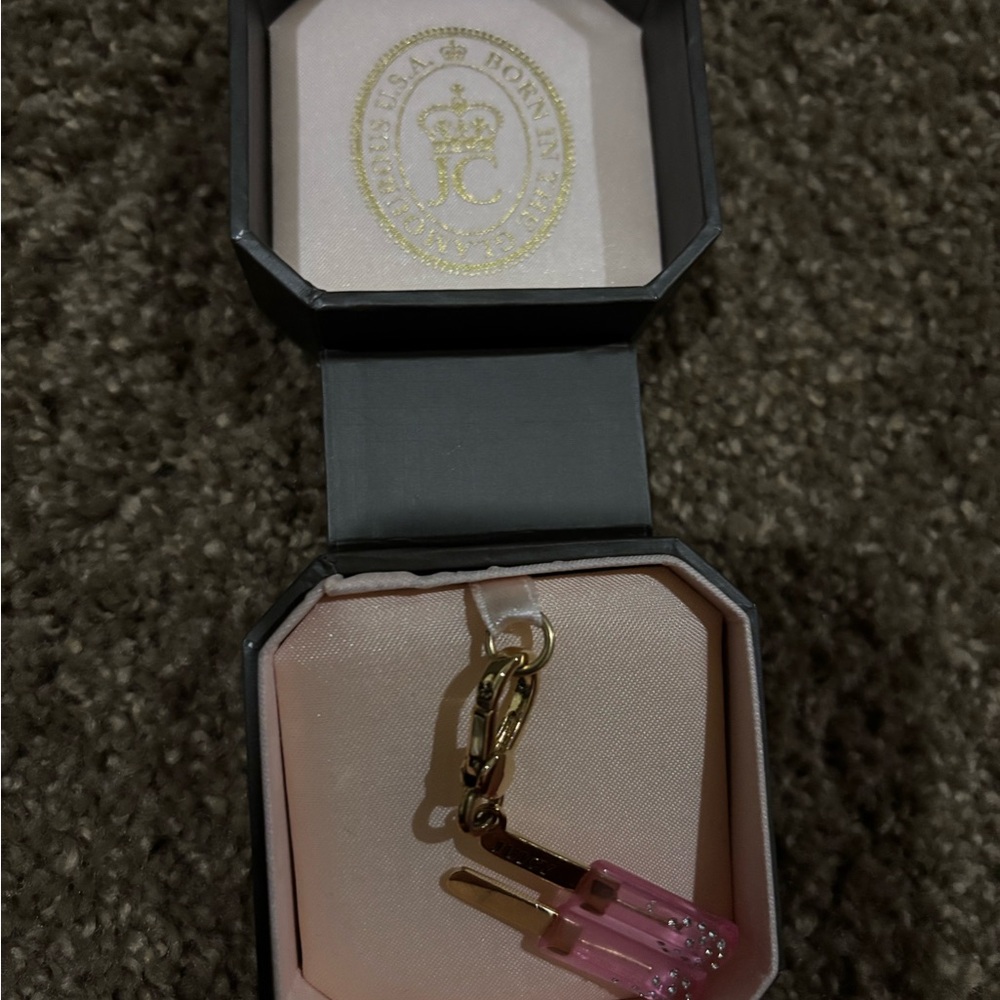 Pink Keychain Charm by